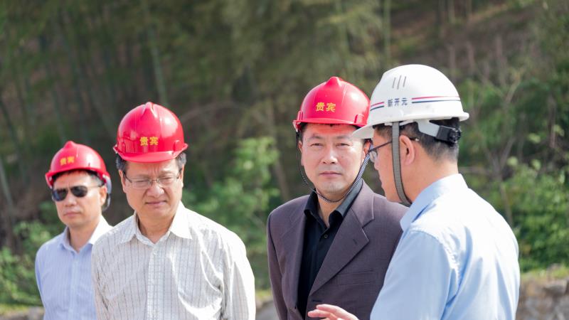 國土資源部地質環(huán)境司熊自力副司長來礦調(diào)研
